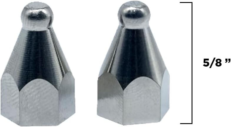 Dogtra Full Titanium Contact Points 5/8" Set of 2 – Female – Fits Most (Not for X-Series (280X & 1900X), 200iQ, GPS Fence, PATHFINDER2, Smart NoBark) – Hypoallergenic, Lightweight, for Sensitive Skin - Image 2